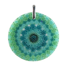 green glass necklace