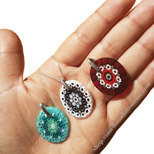 Ciondolo vetro di Murano Millefiori