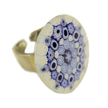 Vidrio de Murano anillo