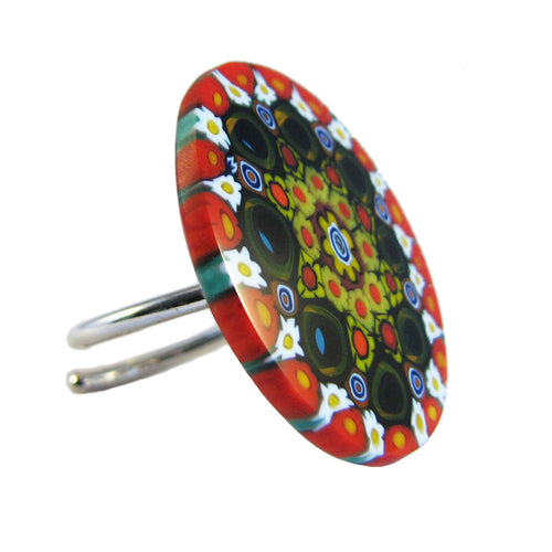 millefiori ring
