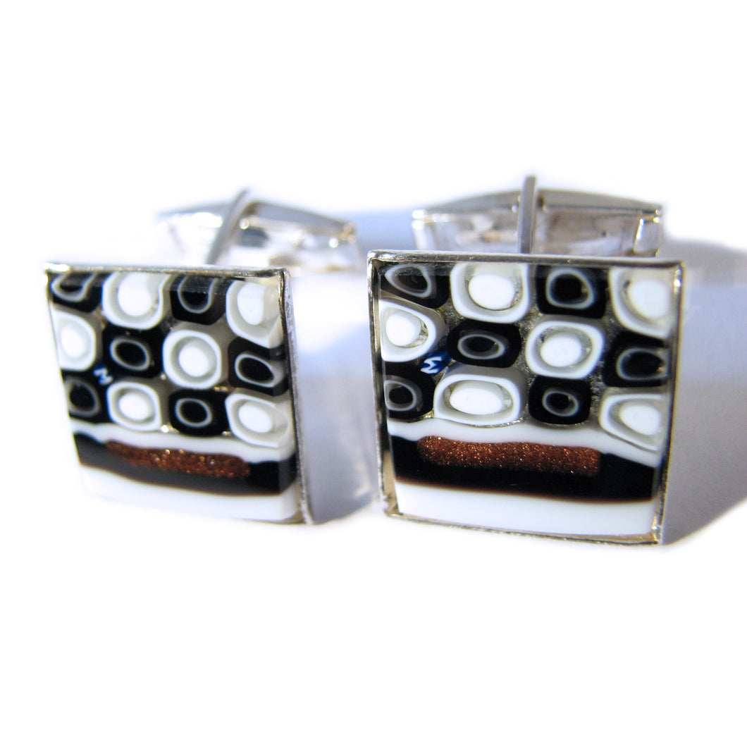 Murano glass cufflinks