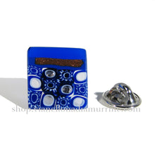Murano glass lapel pin