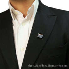 Murano glass lapel pin