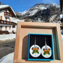 aretes mariposa