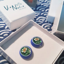 Glass earrings