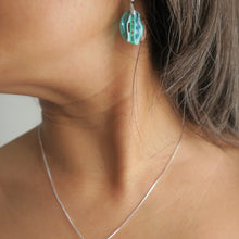 glass earrings