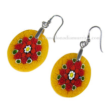 fused glass earrings