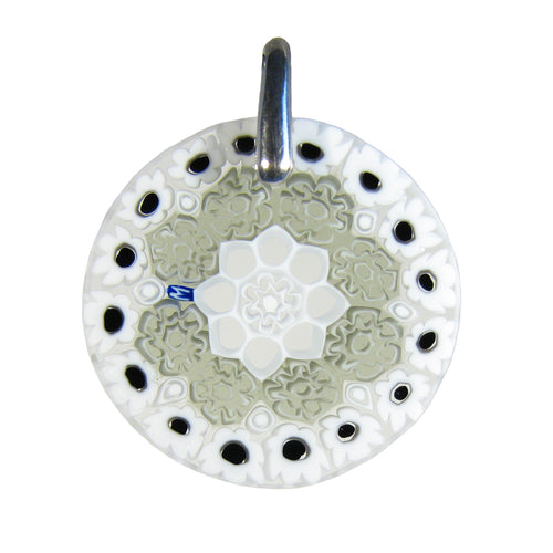 white glass pendant