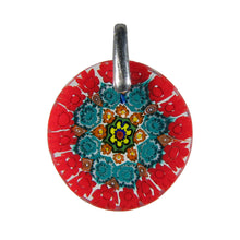 Venetian glass pendant murrina