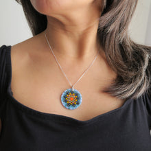 collar vidrio de murano