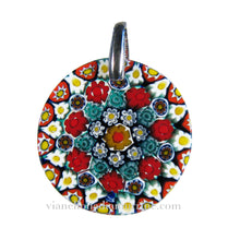 red glass necklace