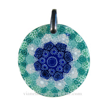 green glass pendant