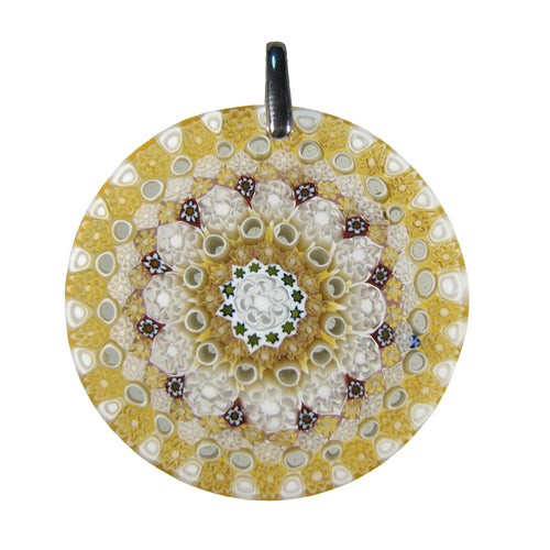 millefiori beads pendant