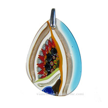mosaic glass pendant