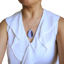collana donna vetro