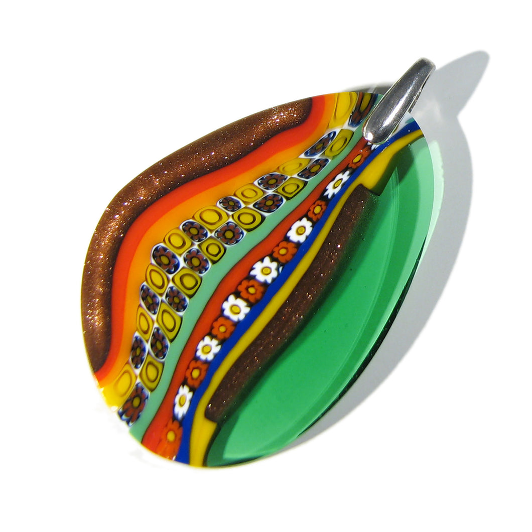ciondolo millefiori