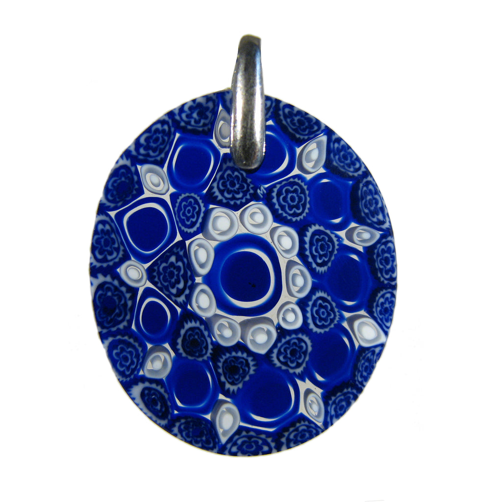 Crocifisso In Vetro Di Murano Murrine Classica Specchio 25x15cm - Foto 9