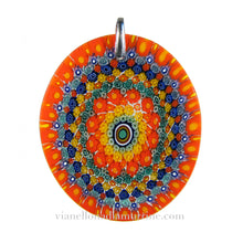 millefiori glass pendant