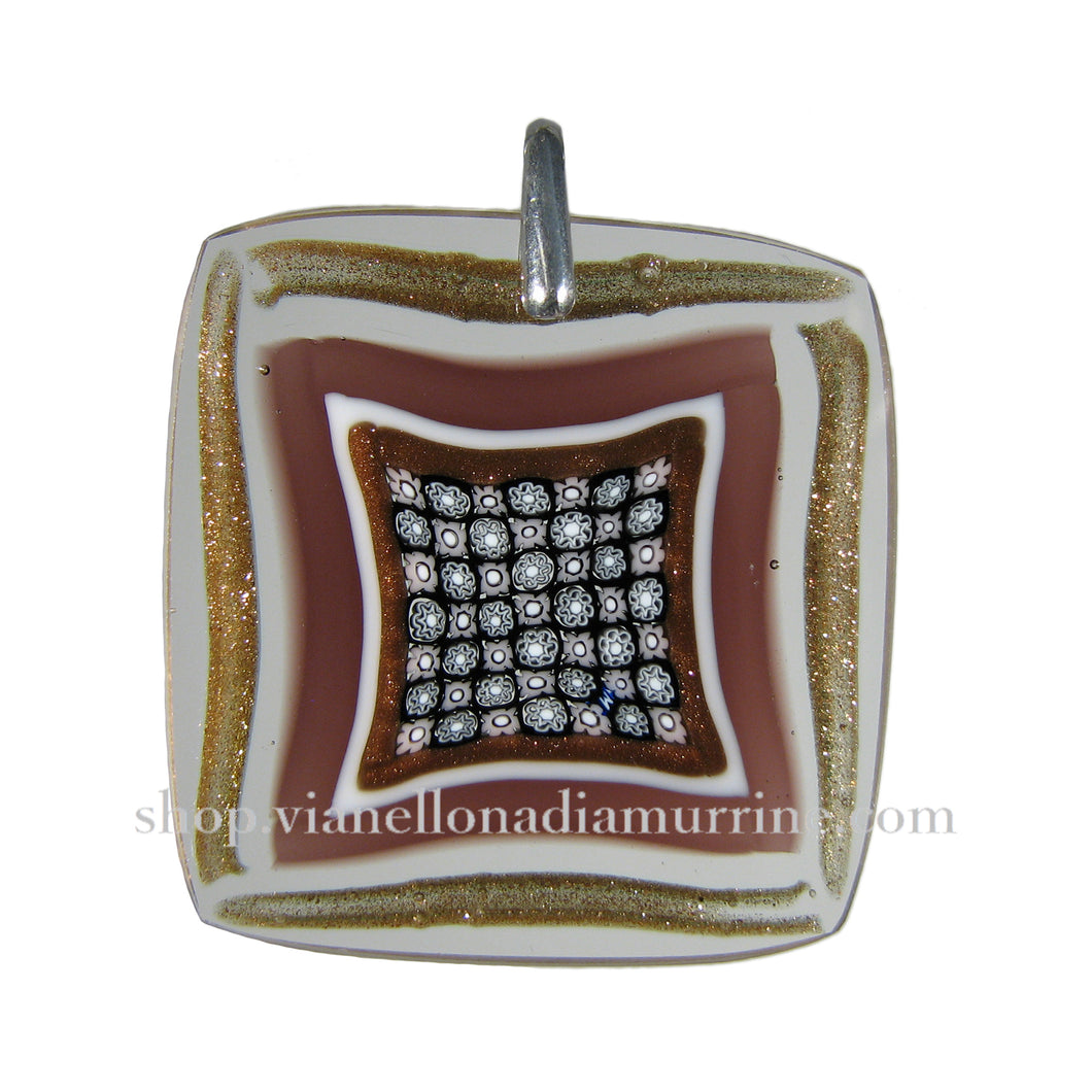 Glass jewelry pendants