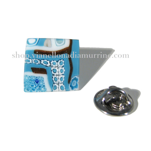 Murano glass lapel pin