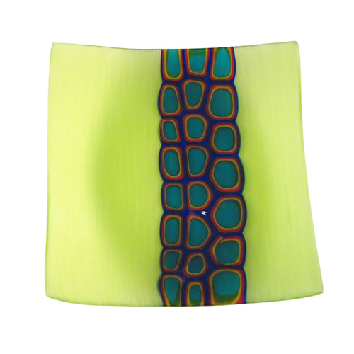 Small plate Murano glass handmade