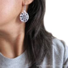 glass earrings