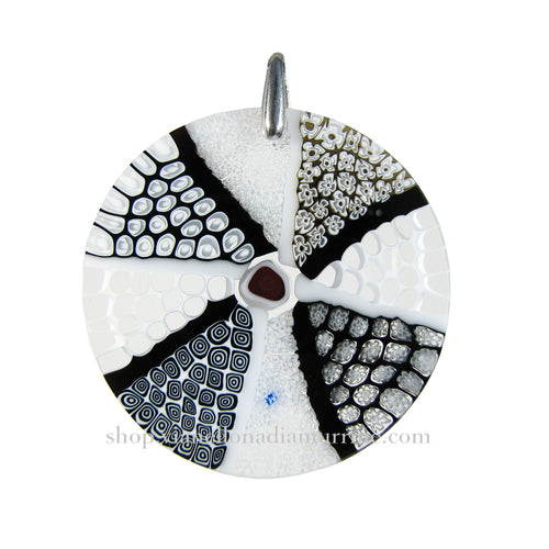 Pendente Vetro di Murano Venezia Millefiori Murrina