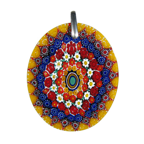 Handcrafted glass pendant