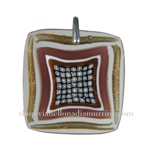 Glass jewelry pendants