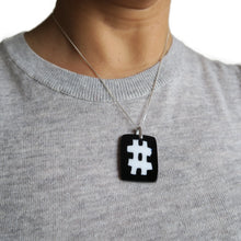hashtag pendant